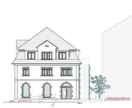 Entwurf für die neue Bücherei Entwurf für die neue Bücherei