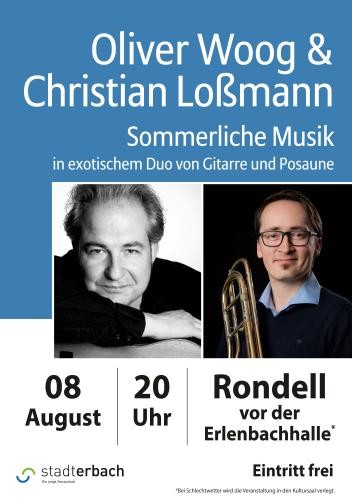 Plakat Oliver Woog und Christian Lossmann