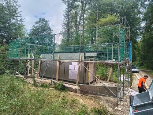 Die Wildkammer im Bau, Bildrechte. Forst BW/Polzer Die Wildkammer im Bau, Bildrechte. Forst BW/Polzer